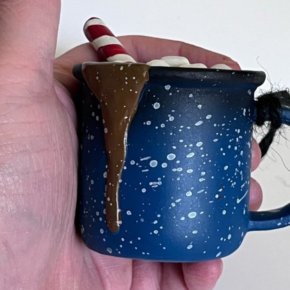 Hot chocolate, and marshmallows, Christmas tree ornament - Picture 6 of 6